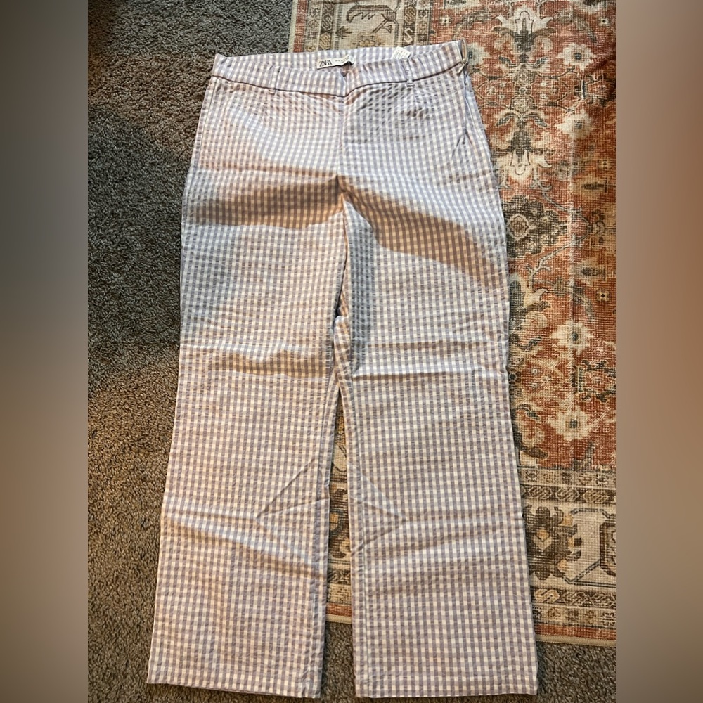 Zara Seersucker pants